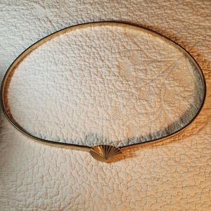 Vintage Grotto Seashell Clasp Belt
